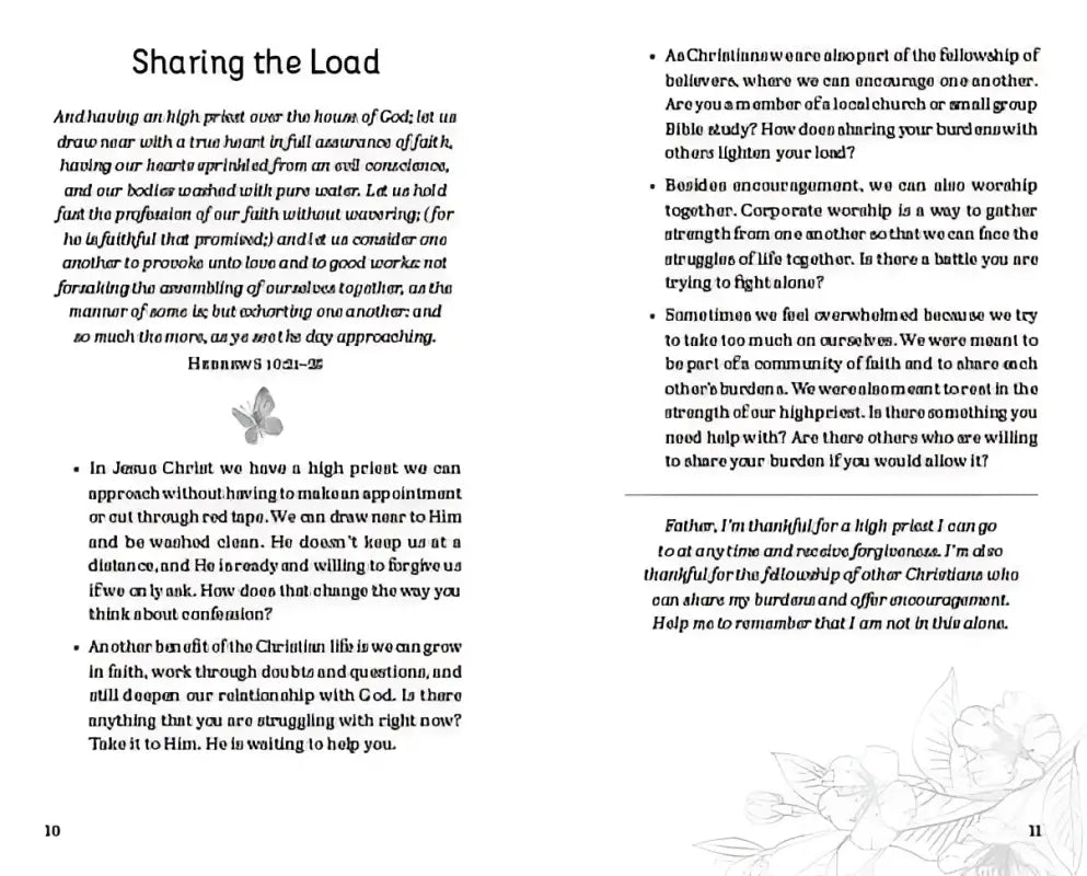 The 5-Minute Prayer Plan for When Life Is Overwhelming - Devotionals pages christian text