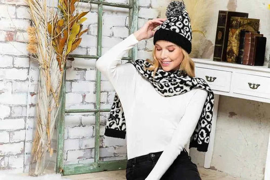 The Gabrielle Beanie and Scarf Set