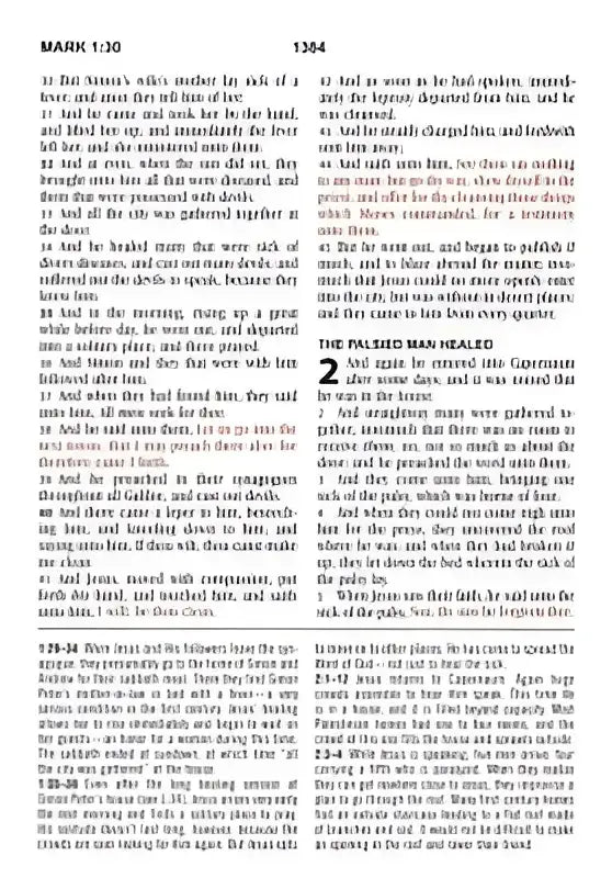 The KJV Study Bible Large Print - Black Genuine Leather - Bibles biblical text page