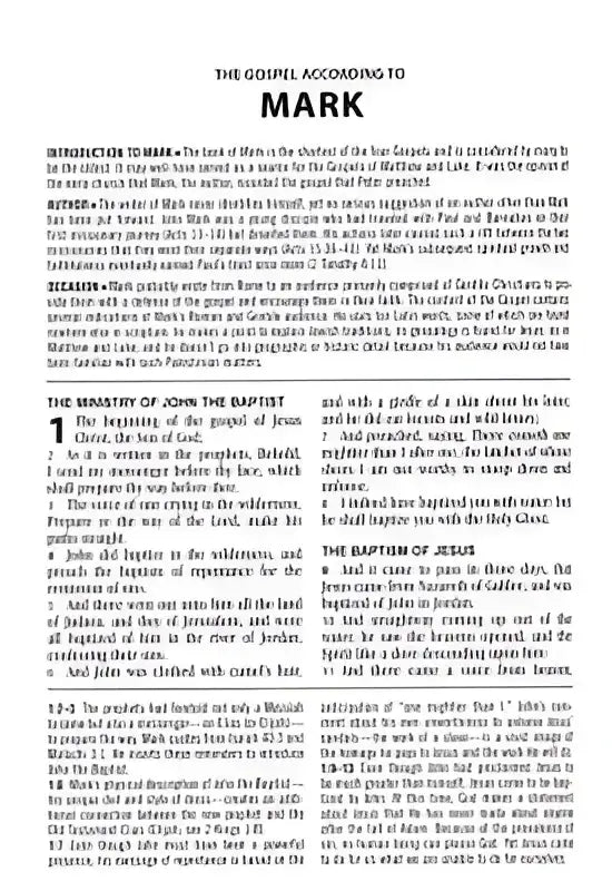 The KJV Study Bible Large Print - Black Genuine Leather - Bibles gospel mark excerpt