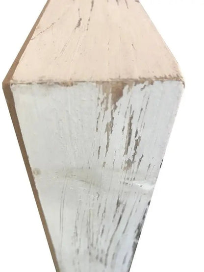 The Lord is My Strength Lighted Shadow Box - Shelf & Wall Art weathered white geometric pillar