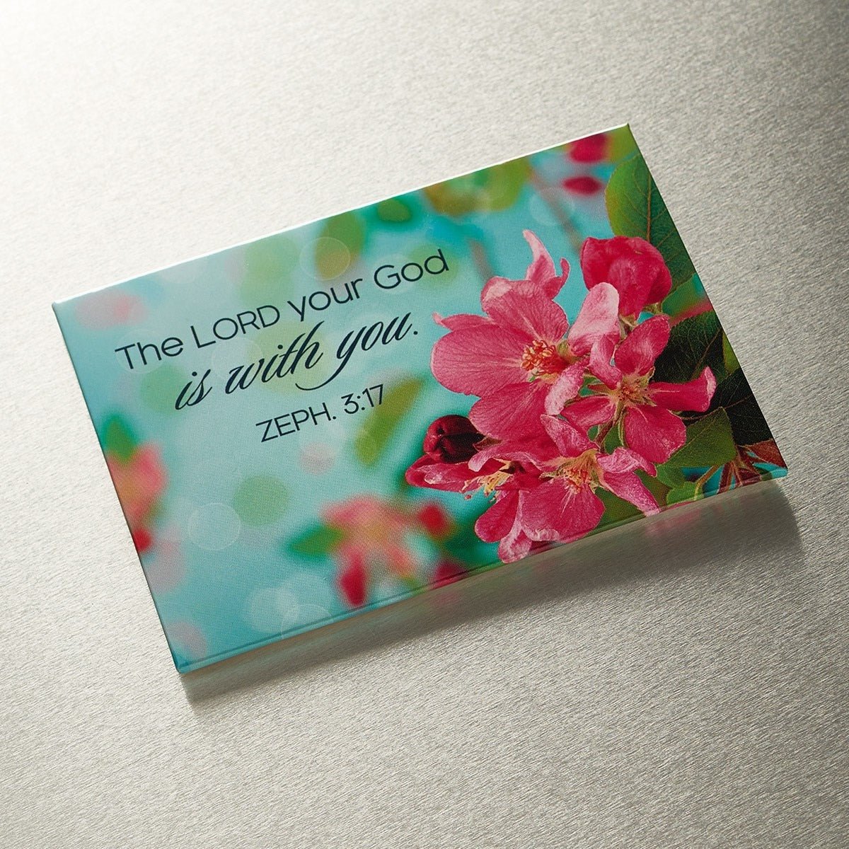 The LORD is With You Magnet - Zephaniah 3:17 | Scripture Magnets | 2