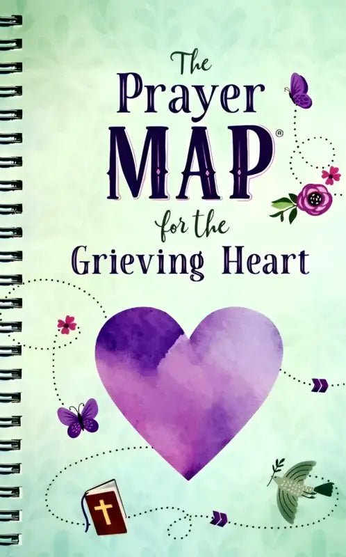The Prayer Map for the Grieving Heart - Journals prayer journal heart design