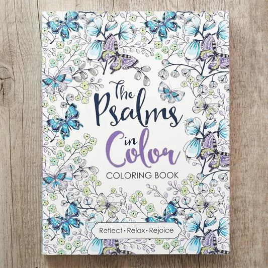 The Psalms in Color Coloring Book - Coloring Books psalms color book