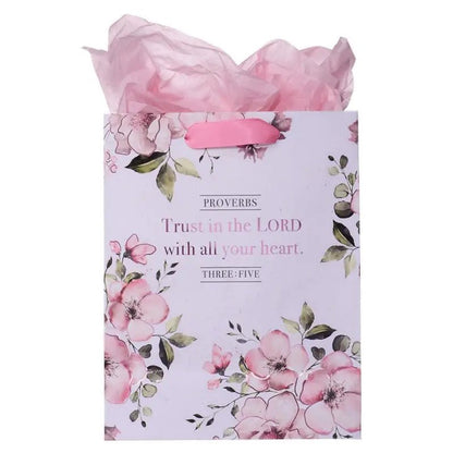 “Trust in the Lord” Medium Gift Bag – Proverbs 3:5 - Gift Bags