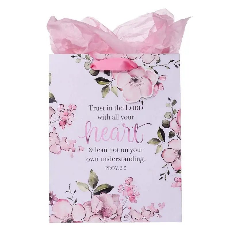 “Trust in the Lord” Medium Gift Bag – Proverbs 3:5 - Gift Bags