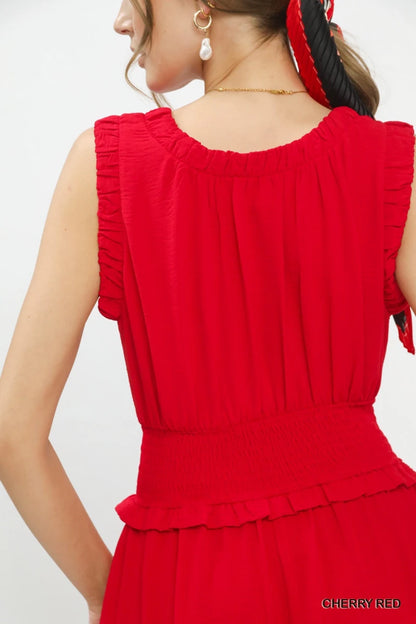 Umgee Smocked Waist Tiered Midi Dress | Dresses | 4