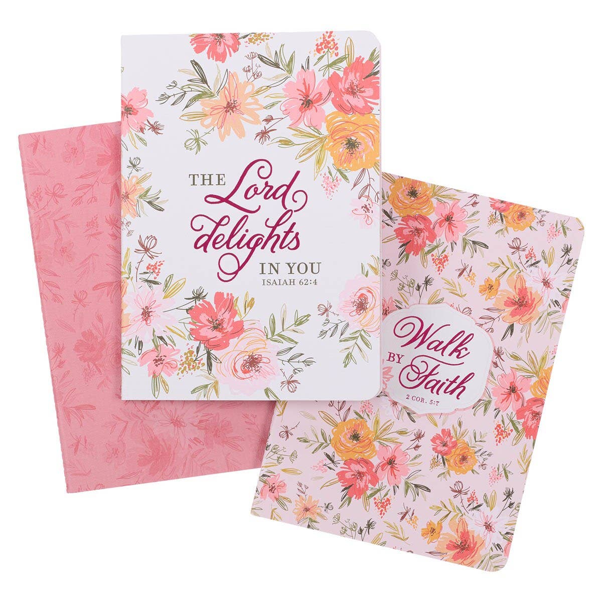 Walk by Faith Floral Notebook Set (3 - Pack) | Notebooks | 2