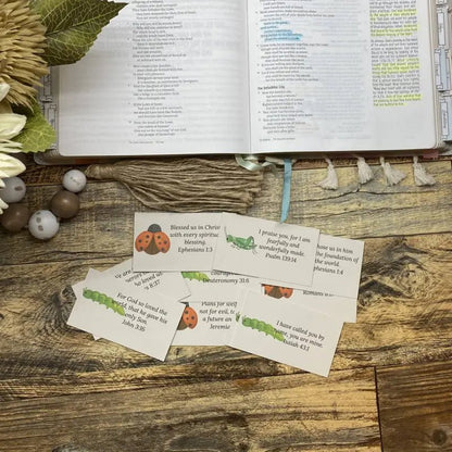 Who God says I am Kids Bible Verse Cards - Scripture Cards