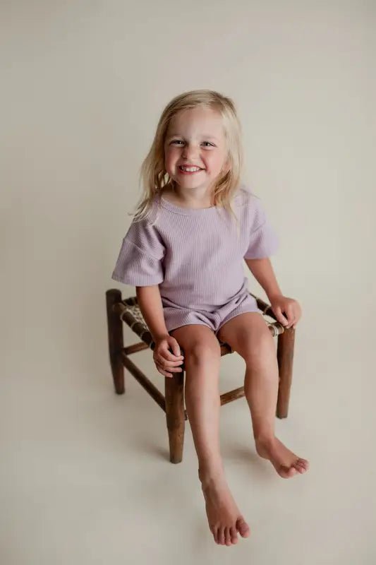 Wild Orchid Waffle Set by Three Little Tots - Toddler Pajamas