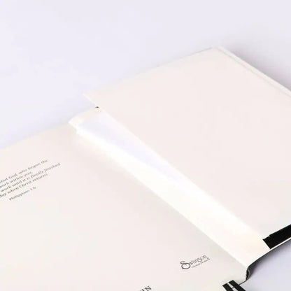 Wineskin Christian Journal – Black Soft Cover Notebook with Bible Inspiration from Matthew 9 - Journals