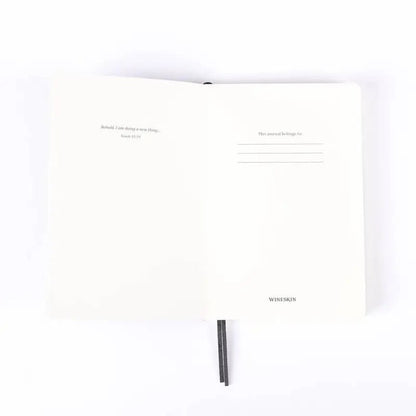 Wineskin Christian Journal – Black Soft Cover Notebook with Bible Inspiration from Matthew 9 - Journals