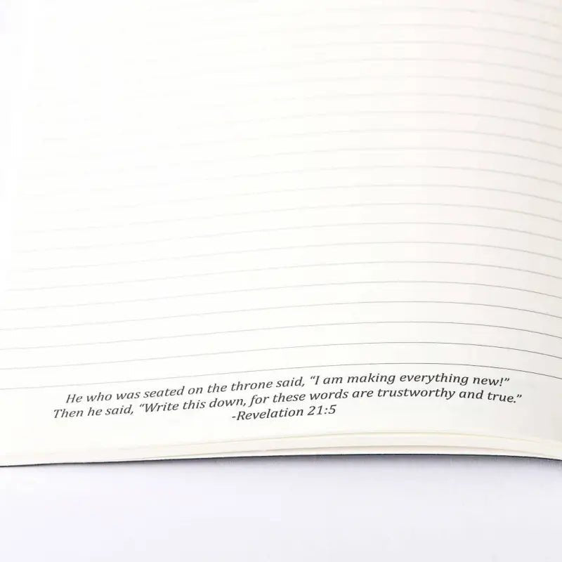 Wineskin Christian Journal – Black Soft Cover Notebook with Bible Inspiration from Matthew 9 - Journals