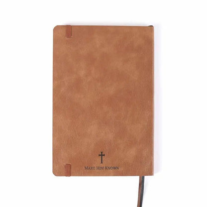 Wineskin Christian Journal - Tan Soft Cover Faith-Based Notebook Inspired by Matthew 9 - Journals