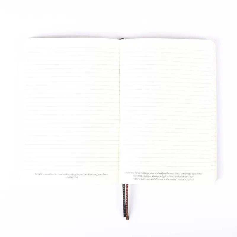 Wineskin Christian Journal - Tan Soft Cover Faith-Based Notebook Inspired by Matthew 9 - Journals
