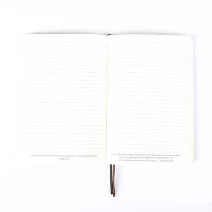 Wineskin Christian Journal - Tan Soft Cover Faith-Based Notebook Inspired by Matthew 9 - Journals