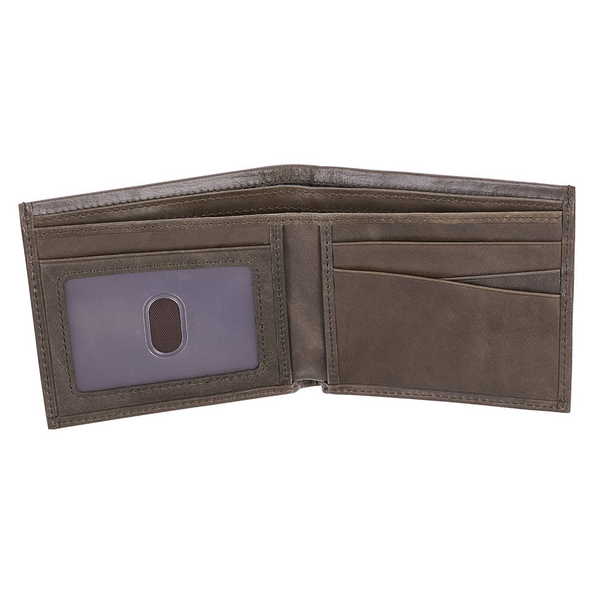 With God All Things Are Possible Brown Genuine Leather Wallet - Matthew 19:26 | 2FruitBearers