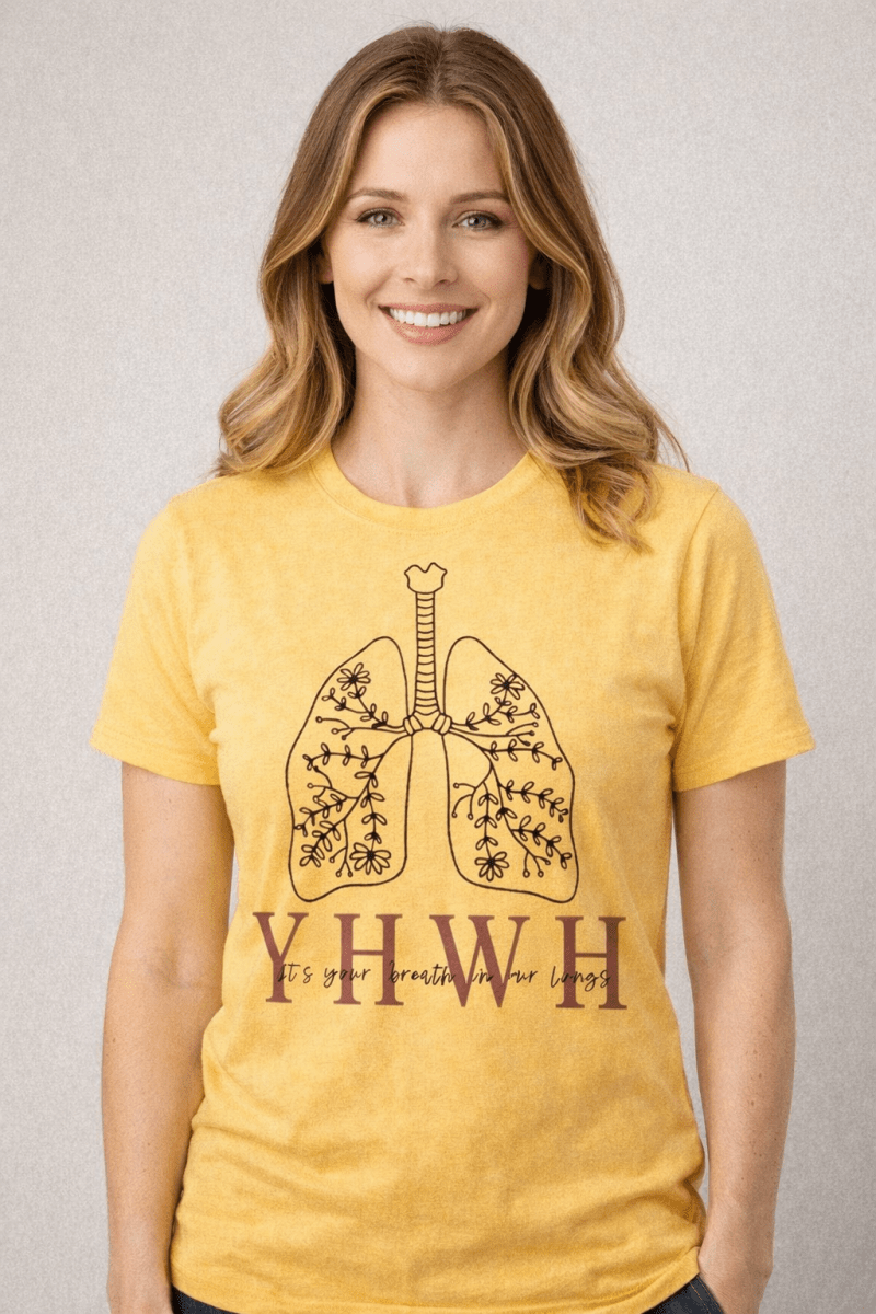 YHWH Christian Graphic Heavy Cotton Tee | Unisex T-Shirts | 3