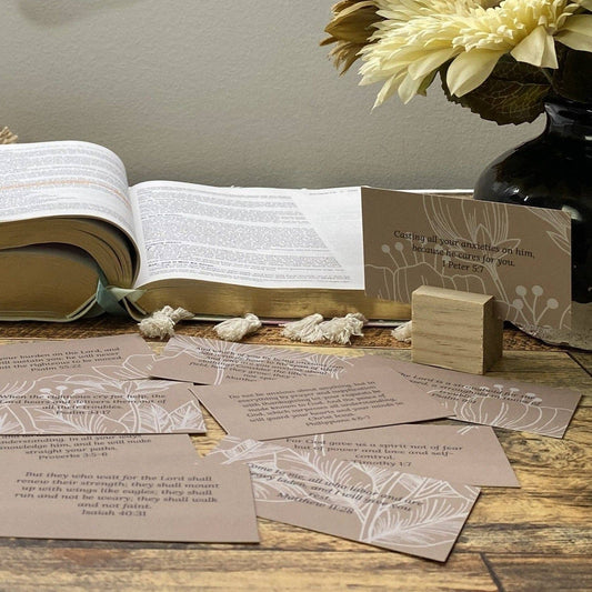 Calming Prayers Pocket-Sized Scripture Cards | 2FruitBearers