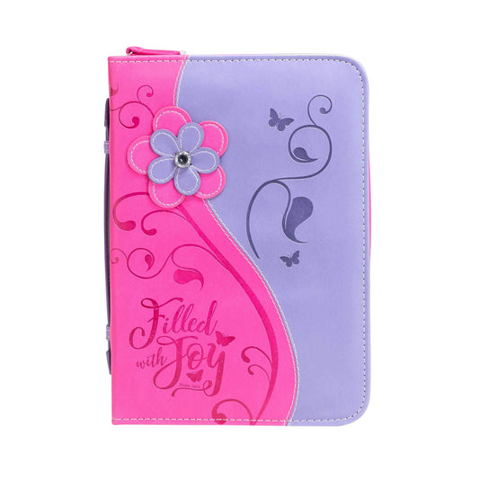 Divine Details Pink Daisy Bible Cover - Filled with Joy and Elegance