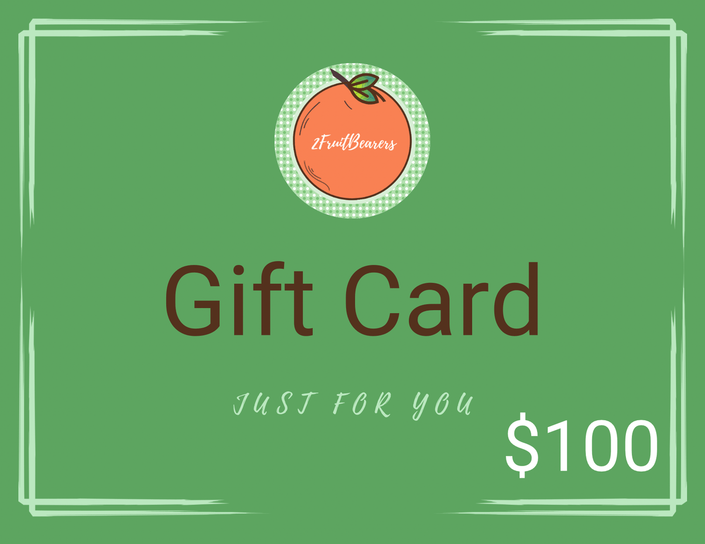 Gift Cards | 2FruitBearers