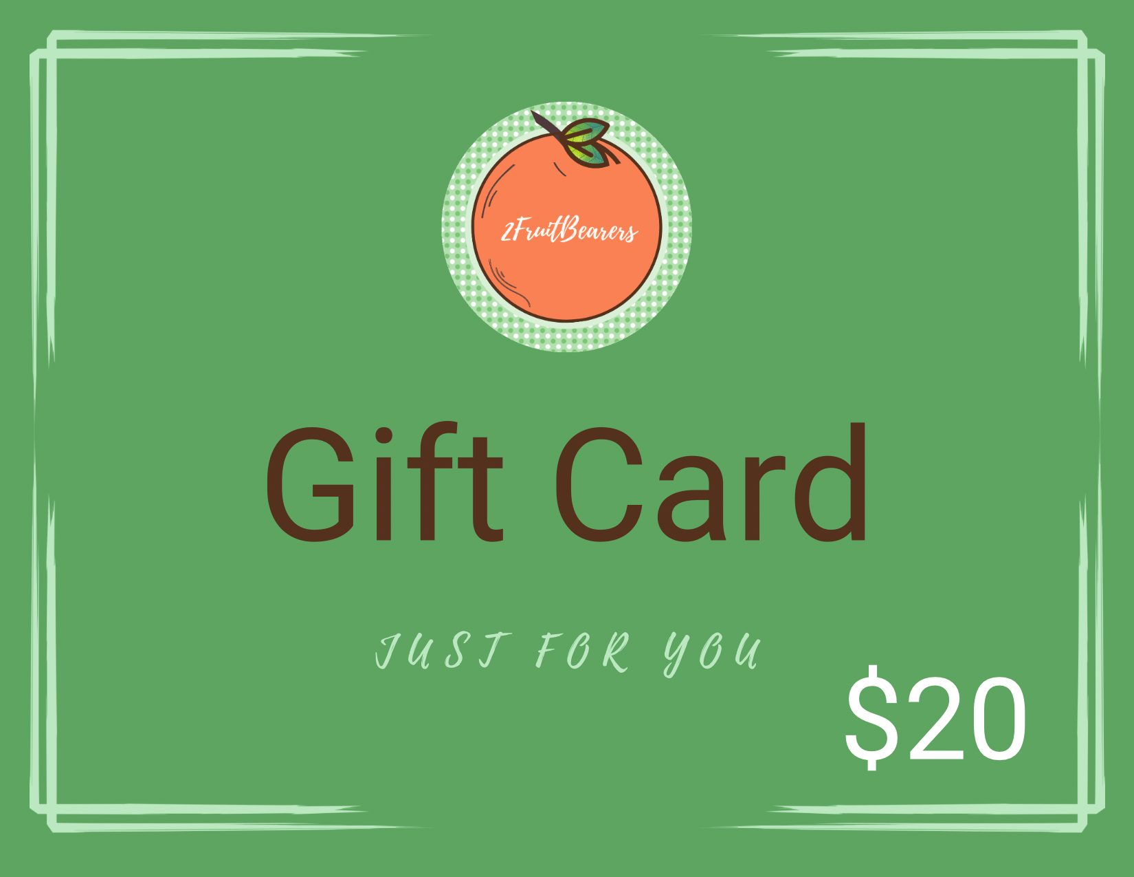 Gift Cards | 2FruitBearers