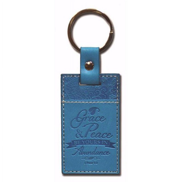 Grace And Peace Blue Keychain | 2FruitBearers