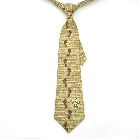 He Carries Me Polyester Tie | 2FruitBearers