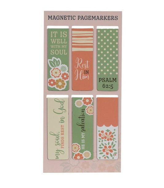 It Is Well With My Soul Magnetic Bookmark Set – Inspirational 