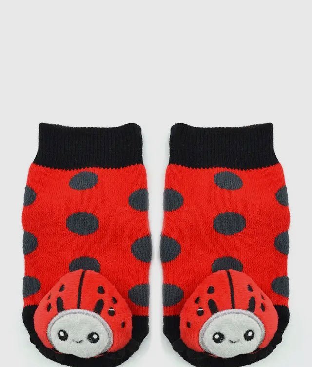 Ladybug Boogie Toes Rattle Socks | 2FruitBearers