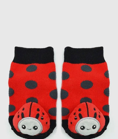 Ladybug Boogie Toes Rattle Socks | 2FruitBearers