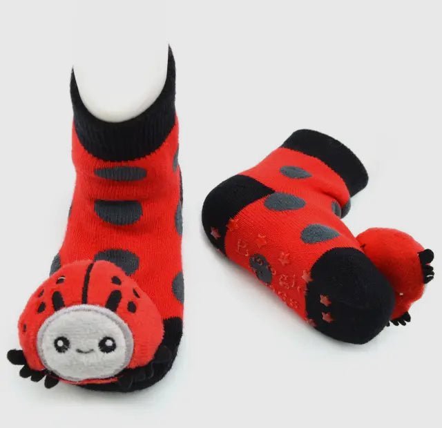 Ladybug Boogie Toes Rattle Socks | 2FruitBearers