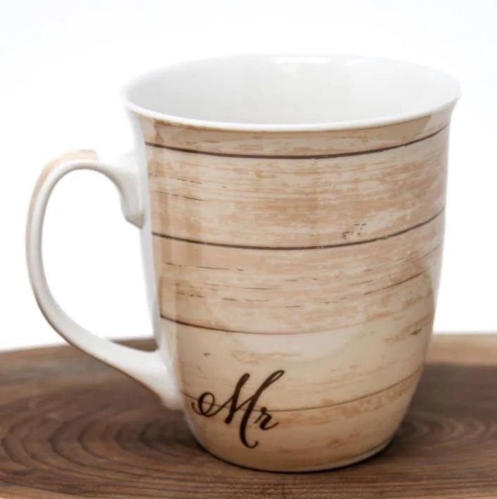 Mr & Mrs Let Marriage Be Stoneware Mug Set 16 oz | 2FruitBearers