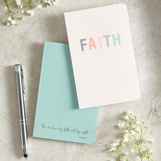 Faith Notepad Set | Compact & Practical 3.5" x 5.5" Notebooks