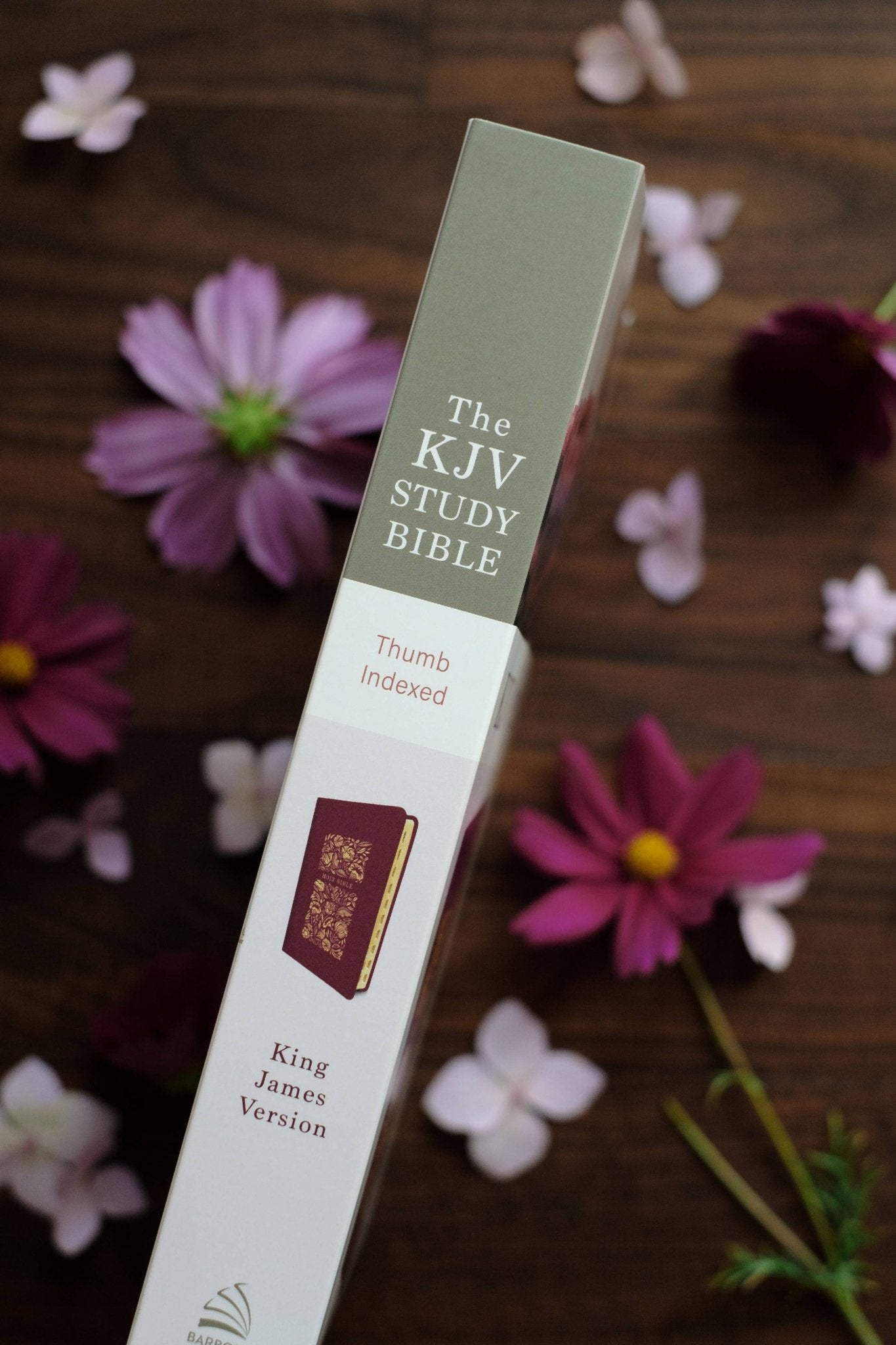 The KJV Study Bible, Indexed (Crimson Bouquet) | 2FruitBearers