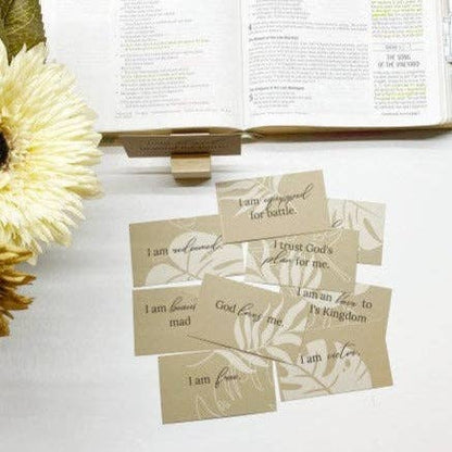 Who God says I am Bible Verse Pocket Size Cards | 2FruitBearers